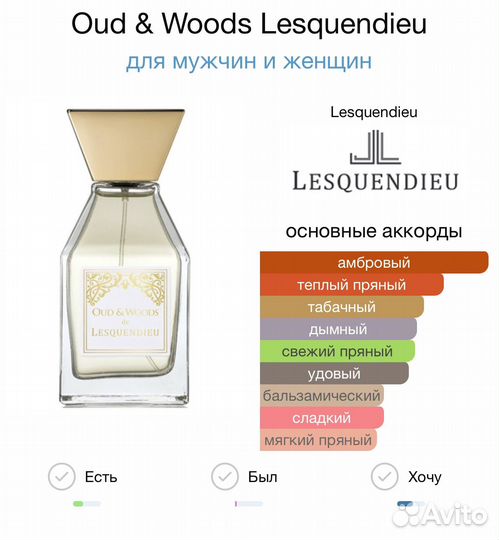 Lesquendieu oud & woods 75 ml