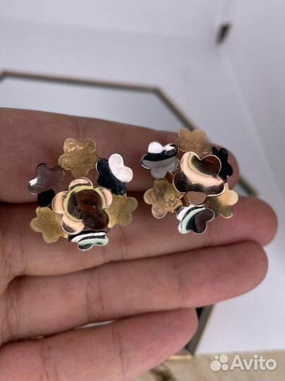 Золотые серьги 6.49 гр