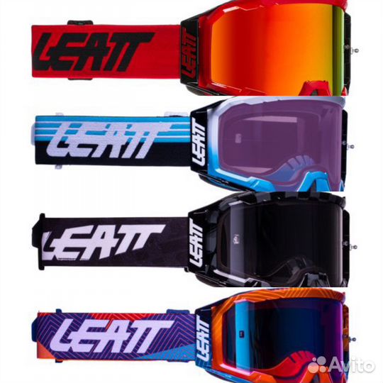Маска кросс Leatt Velocity 5.5 с зеркальной линзой