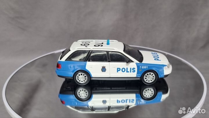 Audi A6 Avant C4 1996г(Полиция Швеции) 1/43