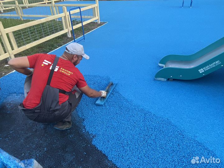 Покрытие из резиновой крошки