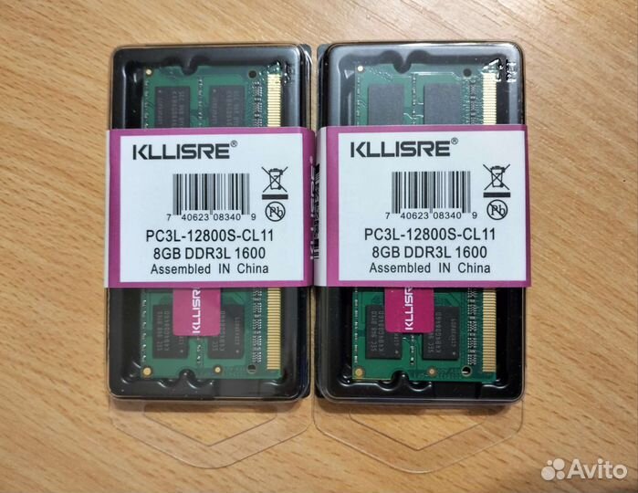 4/8GB DDR3L 1600 мгц для ноутбука
