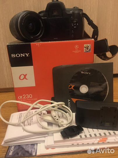 Зеркальный фотоаппарат sony a230