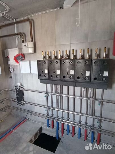 Монтаж отопления, водопровод, водоотведение