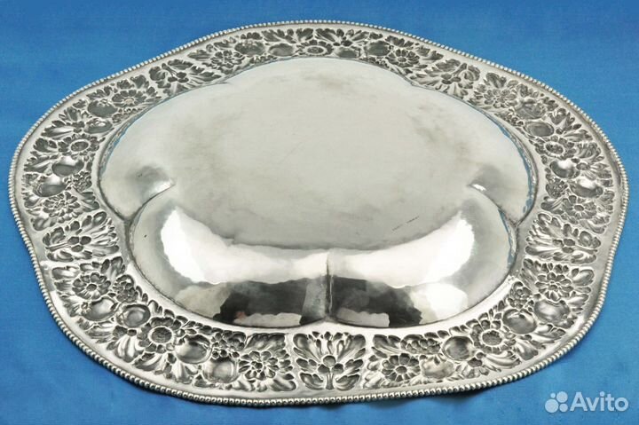 Ваза для фруктов серебро 800 пробы Германия