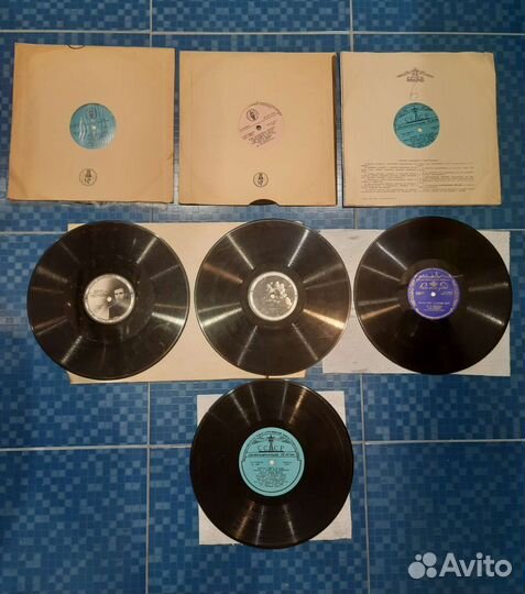 Грампластинки СССР 50-80 гг 7,8,10,12