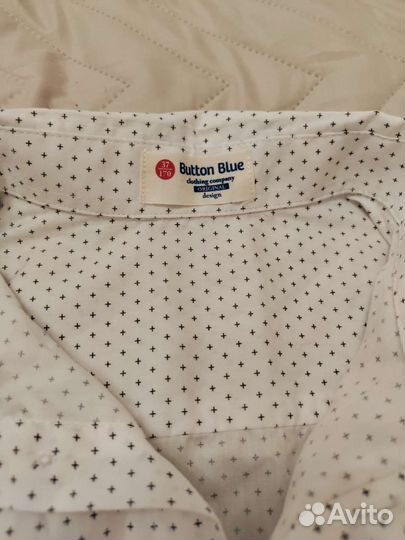 Рубашка белая на мальчика 37/170