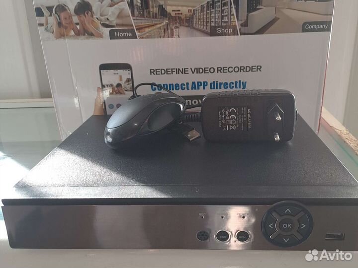 Видеорегистратор AHD 8 канальный гибрид