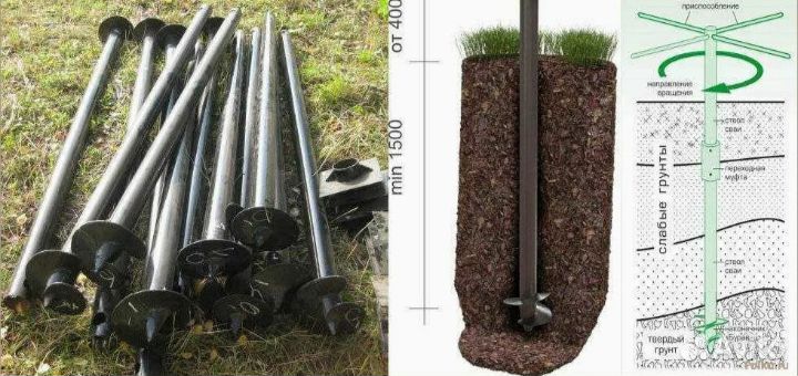 Винтовые сваи