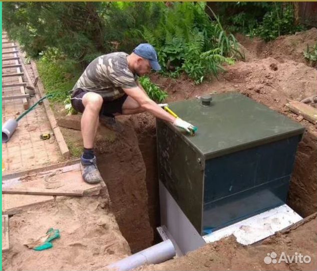 Септик под ключ без откачки с гарантией