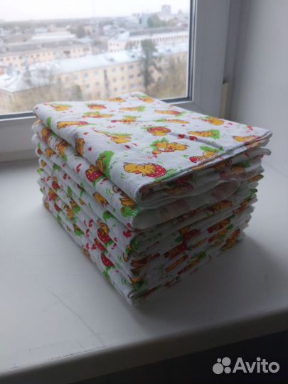 Пелёнки детские фланелевые новые