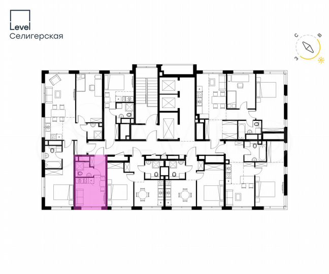 Квартира-студия, 15,9 м², 16/30 эт.