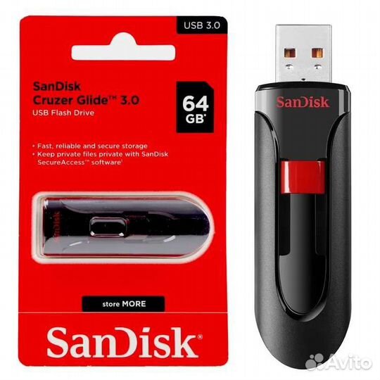 USB-флешки SanDisk 64Гб (оригинал)