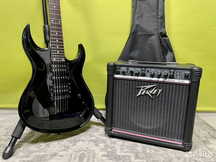 Электрогитара Washburn с комбик Peavy