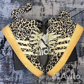 Adidas jeremy scott leopard for sale online