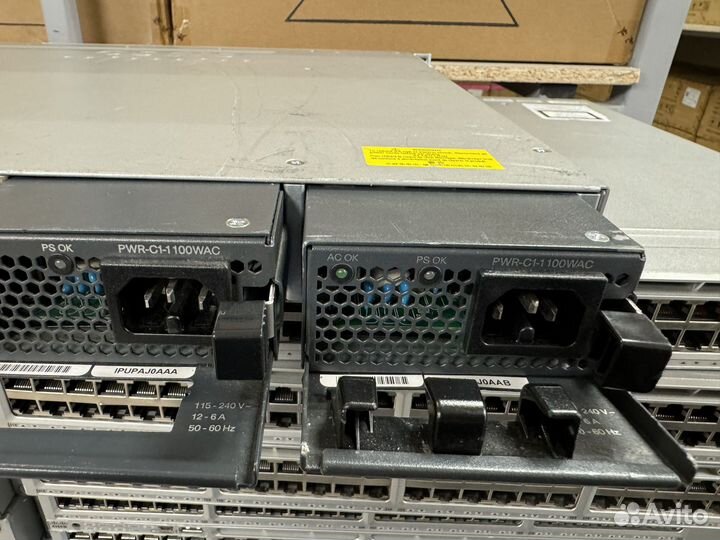 Коммутатор cisco poe 3850 -48P -l + 2бп 1100w