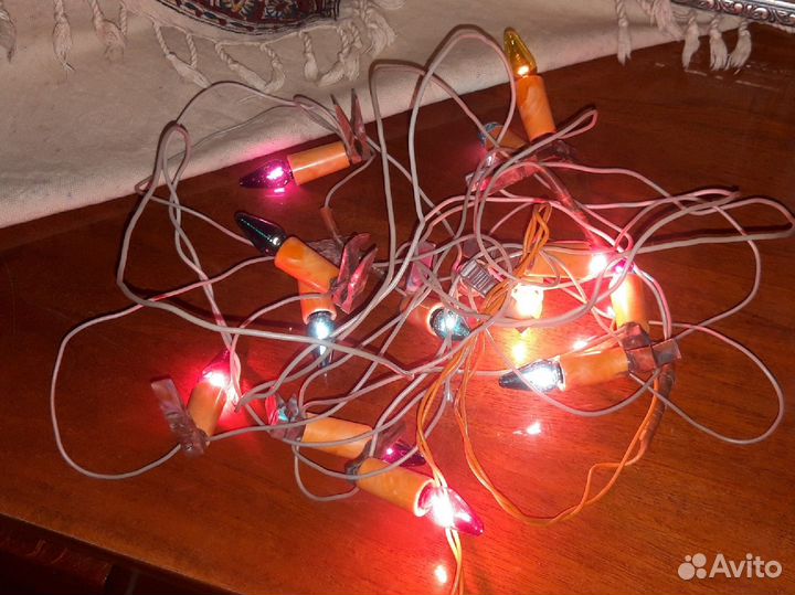 Елочная электрогирлянда СССР