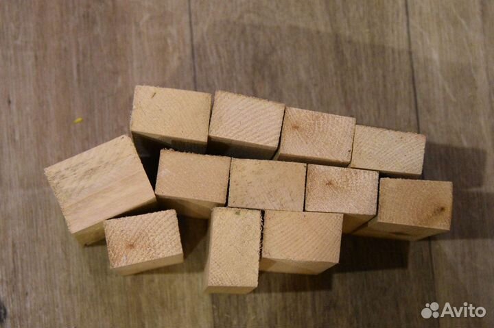 Деревянные бруски из липы для творчества
