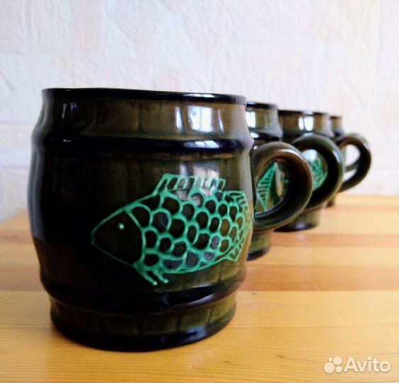 Керамические кружки для пива кваса