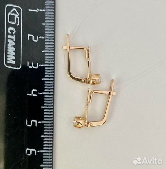Золотые серьги 585 СССР