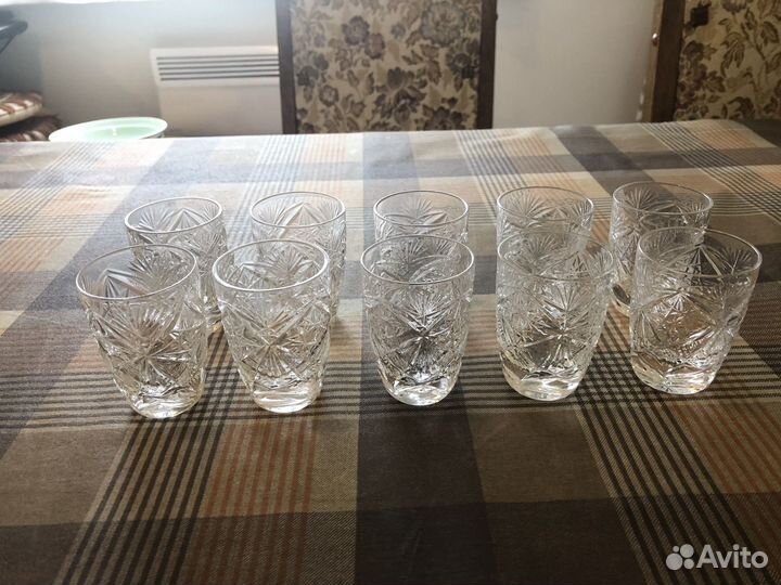 Хрусталь фужеры, стопки, бокалы, рюмки