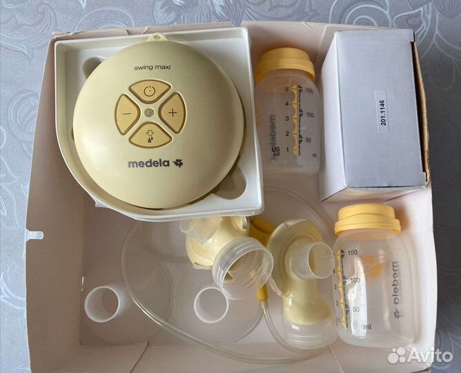 Молокоотсос medela swing flex электрический
