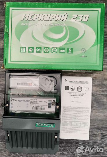 Счетчик электрический Меркурий 230ам-03