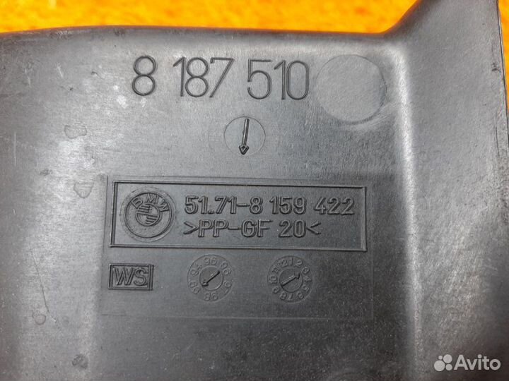 Воздуховод тормозов передний правый Bmw 5-Series