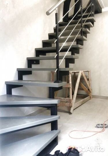 Лестничный каркас под ключ