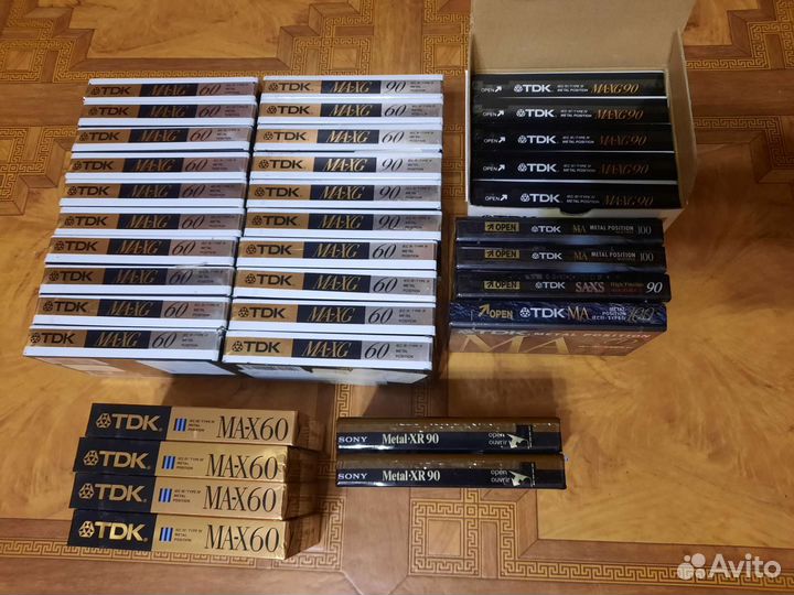 Аудио кассеты новые запечатанные
