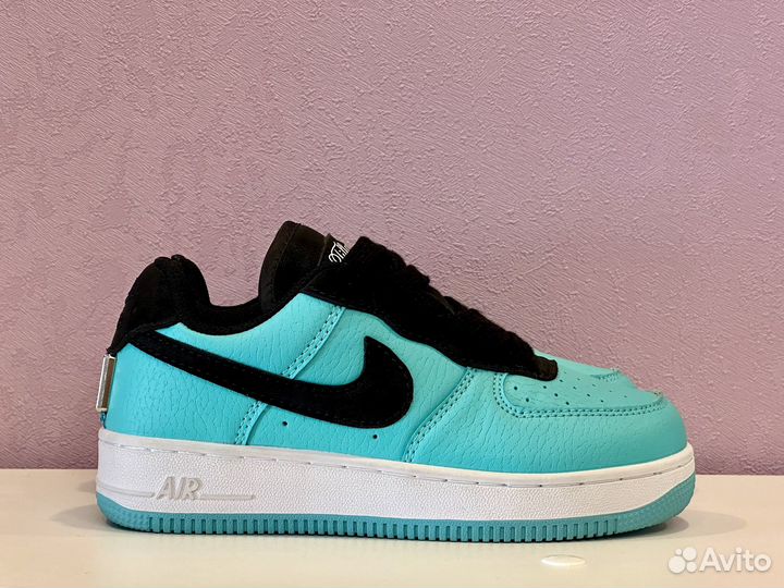 Кроссовки детские nike air force 1 tiffany