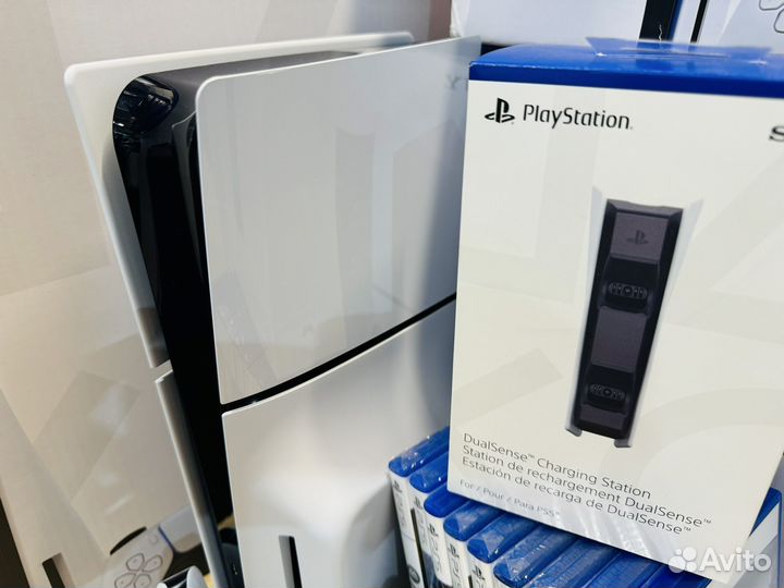 Sony playstation 5 slim бу гарантия + игры