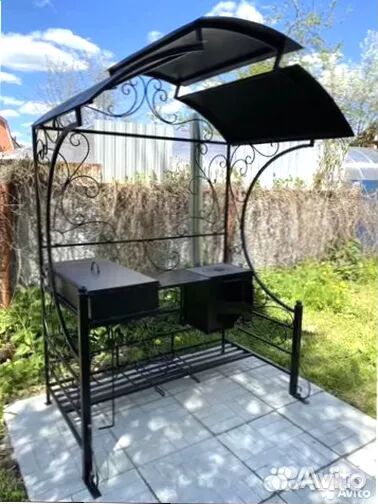 Мангал С печкой под казан