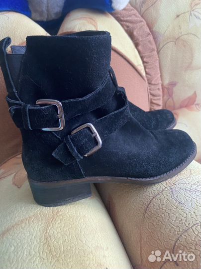 Полуботинки замшевые осень