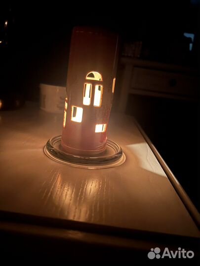 Подсвечник цветок и аромалампа бу