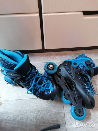 Ролики раздвижные детские Reaction р. 32-35