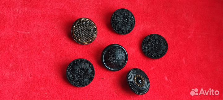 Дореволюционные пуговицы карболит Царская Россия