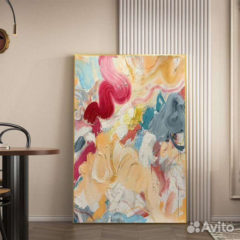 Картина маслом на холсте Красочная абстракция