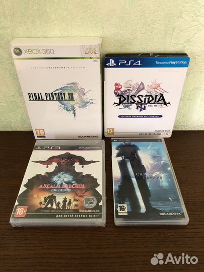 Final Fantasy серия игр PS4,PS3,Xbox360,PSP