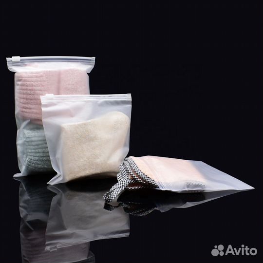 Пакеты зип лок с бегунком матовые 30х35