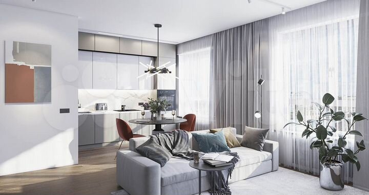 1-к. квартира, 45,9 м², 20/36 эт.