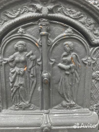 Камин, чугунный,старинный, царских времен