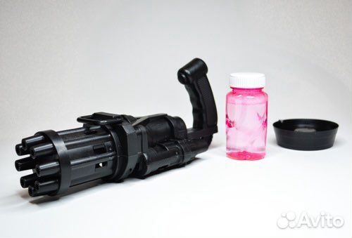 Генератор мыльных пузырей пулемет