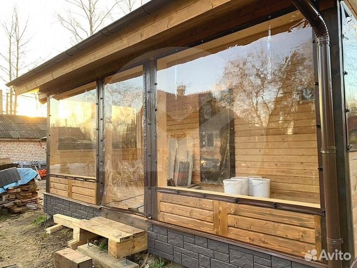 Окна мягкие на веранду