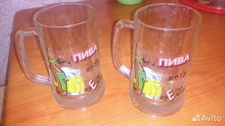 2 кружки для пенного