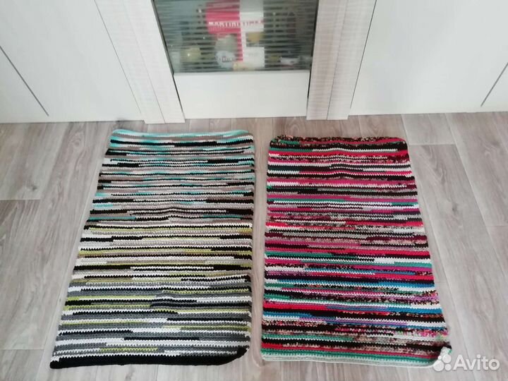 Коврики вязаные крючком на пол
