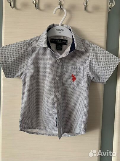 Us polo рубашка детская