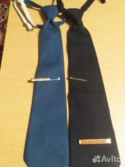 Галстуки военные с зажимаии