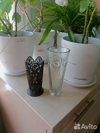 Ваза скань СССР ретро