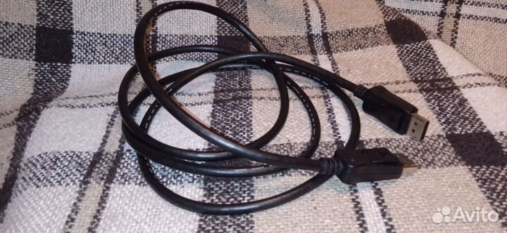 Кабель DisplayPort - DisplayPort черный 1.8м